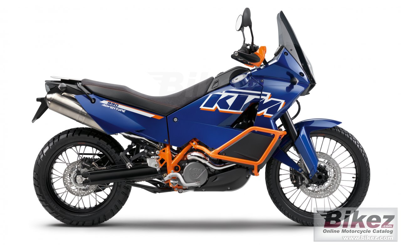 Big KTM 990 adventure picture and wallpaper from Bikez.com